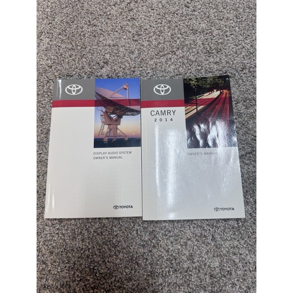 TOYOTA DISPLAY AUDIO NAVIGATION SYSTEM OWNERS MANUAL USER GUIDE OEM 2014 CAMRY - Picture 1 of 3